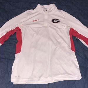 U of Georgia Large 1/4 Zip
